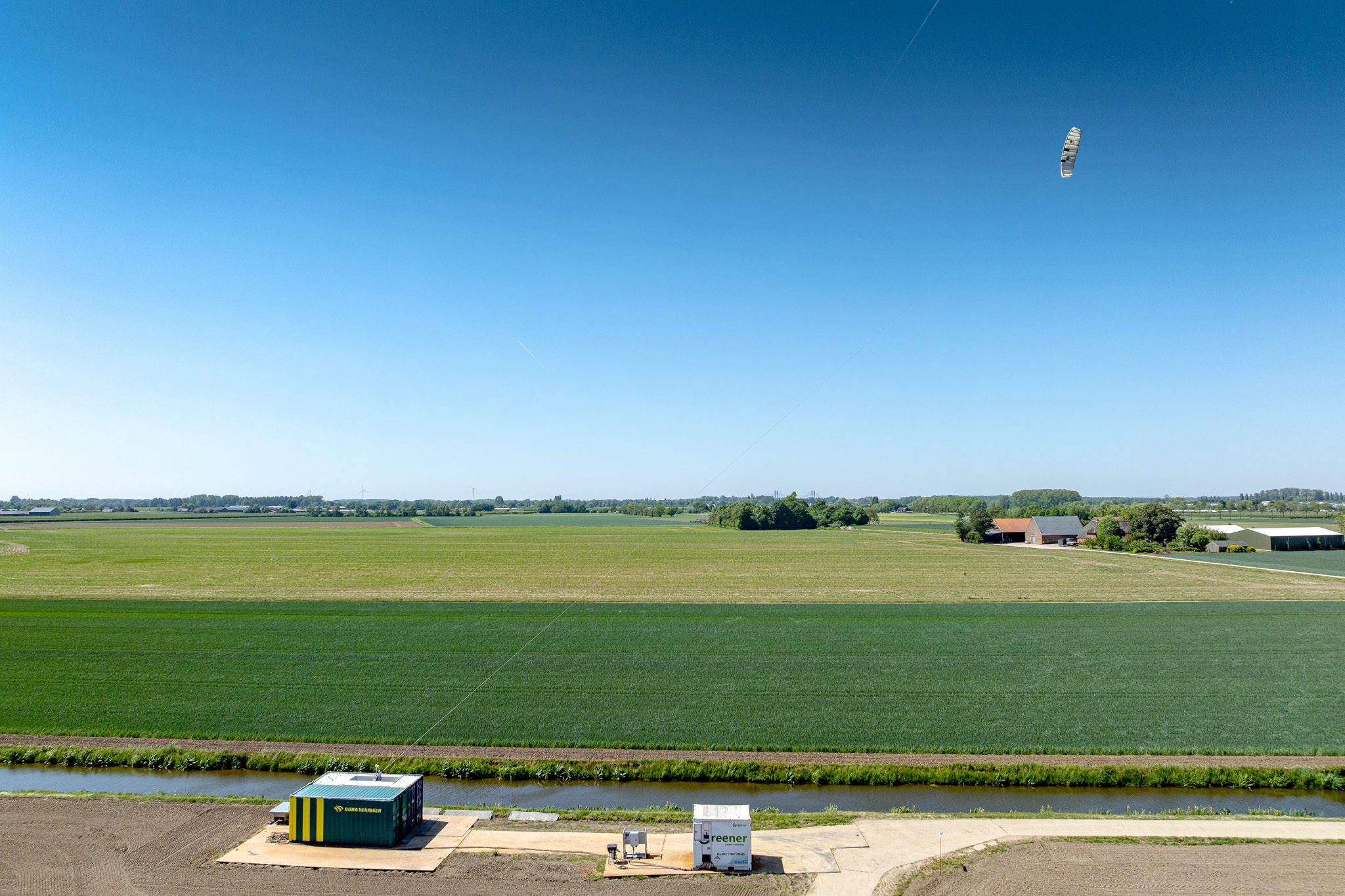 First Construction Site Powered with Kitepower